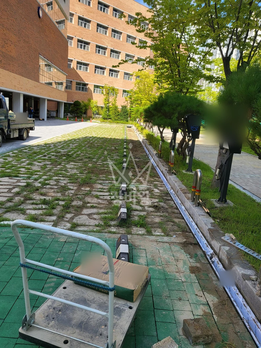 서울 강남구 개포동 포크레인(굴착기) 배수로 신설공사 작업완료사진 1