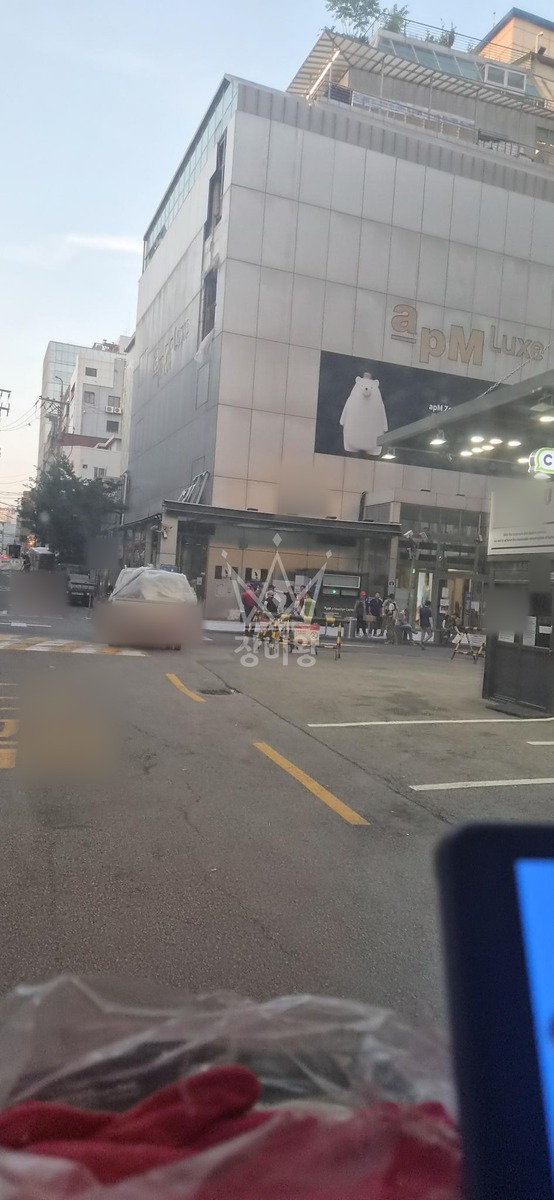 서울 중구 신당동 3.5톤 스카이차 작업 현장 도착사진
