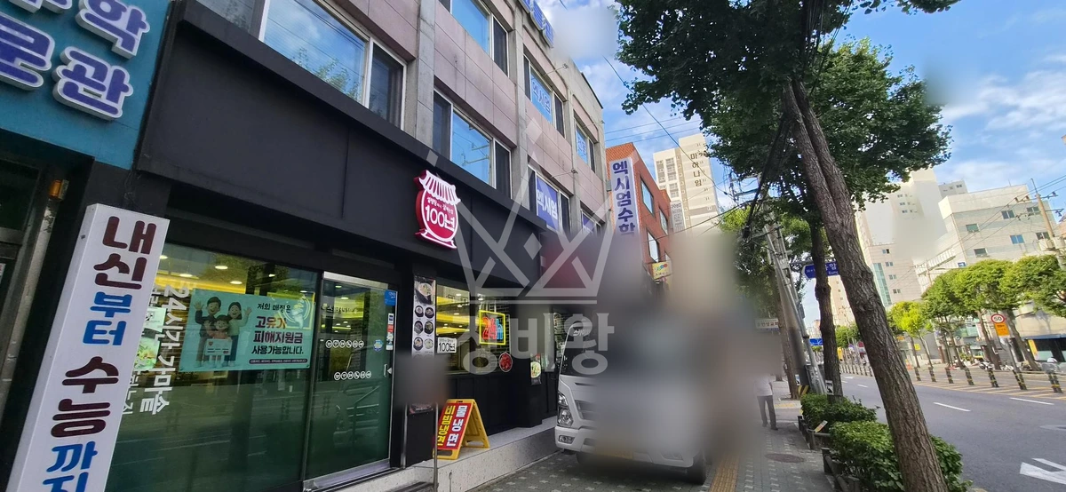 서울 은평구 응암동 3.5톤 스카이차 외벽작업 작업사진 1