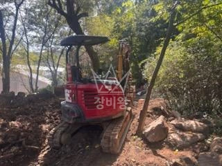 경기 군포시 속달동 포크레인(굴착기) 톤백이동 작업사진 1