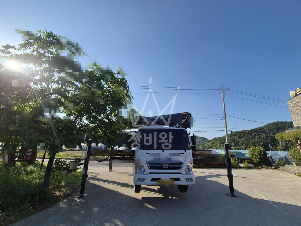경북 김천시 남면 3.5톤 스카이차 cctv 설치 작업사진 1
