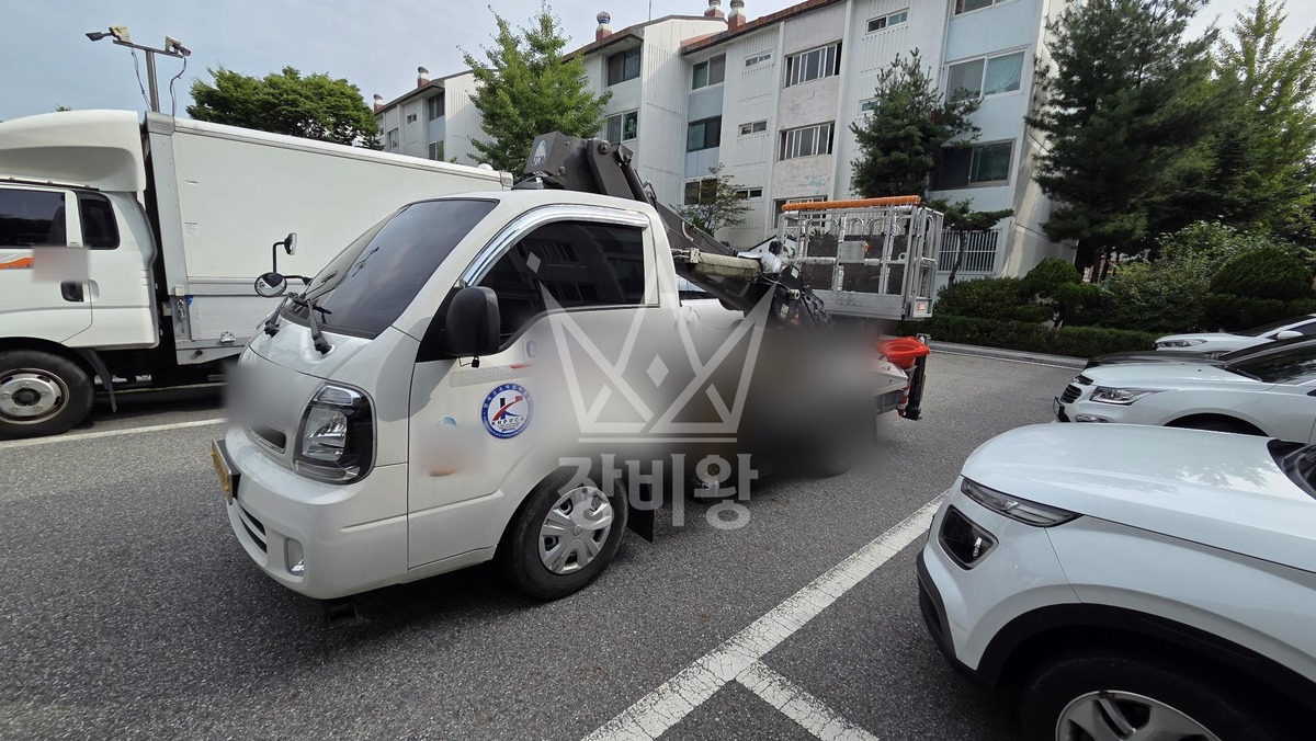 경기 성남시 분당구 서현동 1톤 스카이차 실리콘 작업완료사진 1