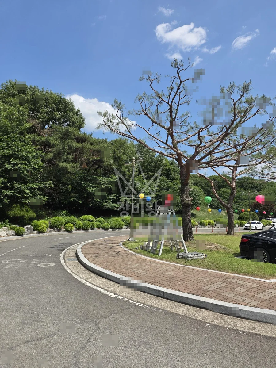경북 경주시 석장동 1톤 스카이차 가로등작업 작업완료사진 1