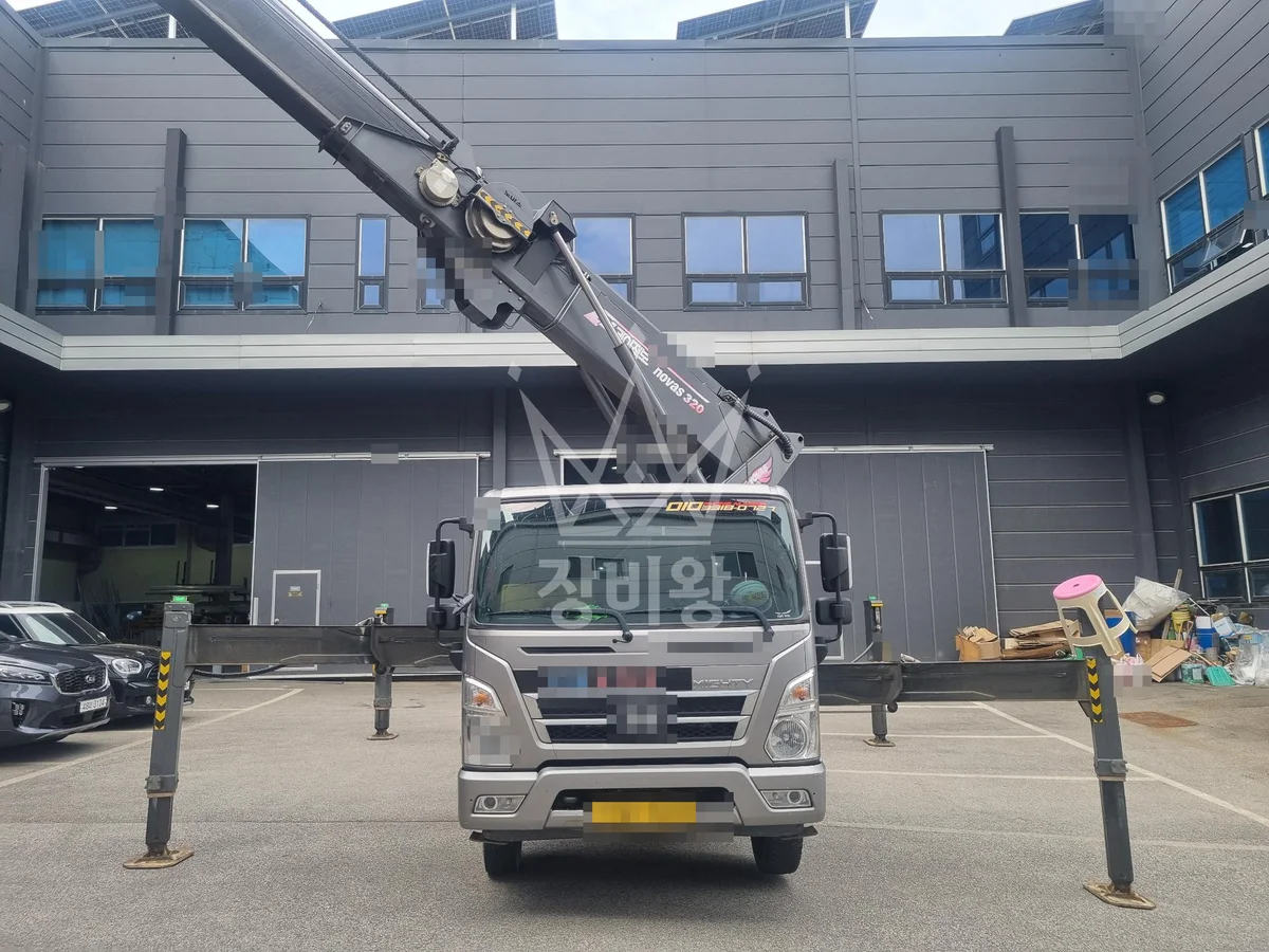 경기 남양주시 진접읍 3.5톤 스카이차 작업 현장 도착사진