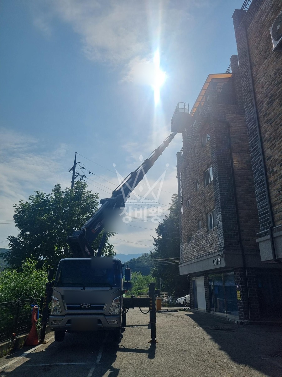 경기 남양주시 진접읍 3.5톤 스카이차 렉산 시공 작업사진 2
