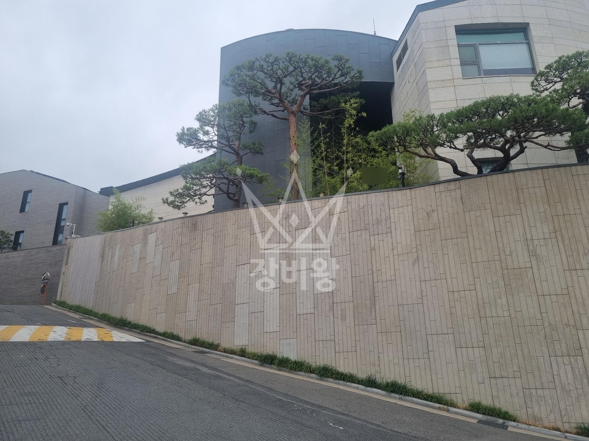 서울 용산구 한남동 3.5톤 스카이차 작업 현장 도착사진