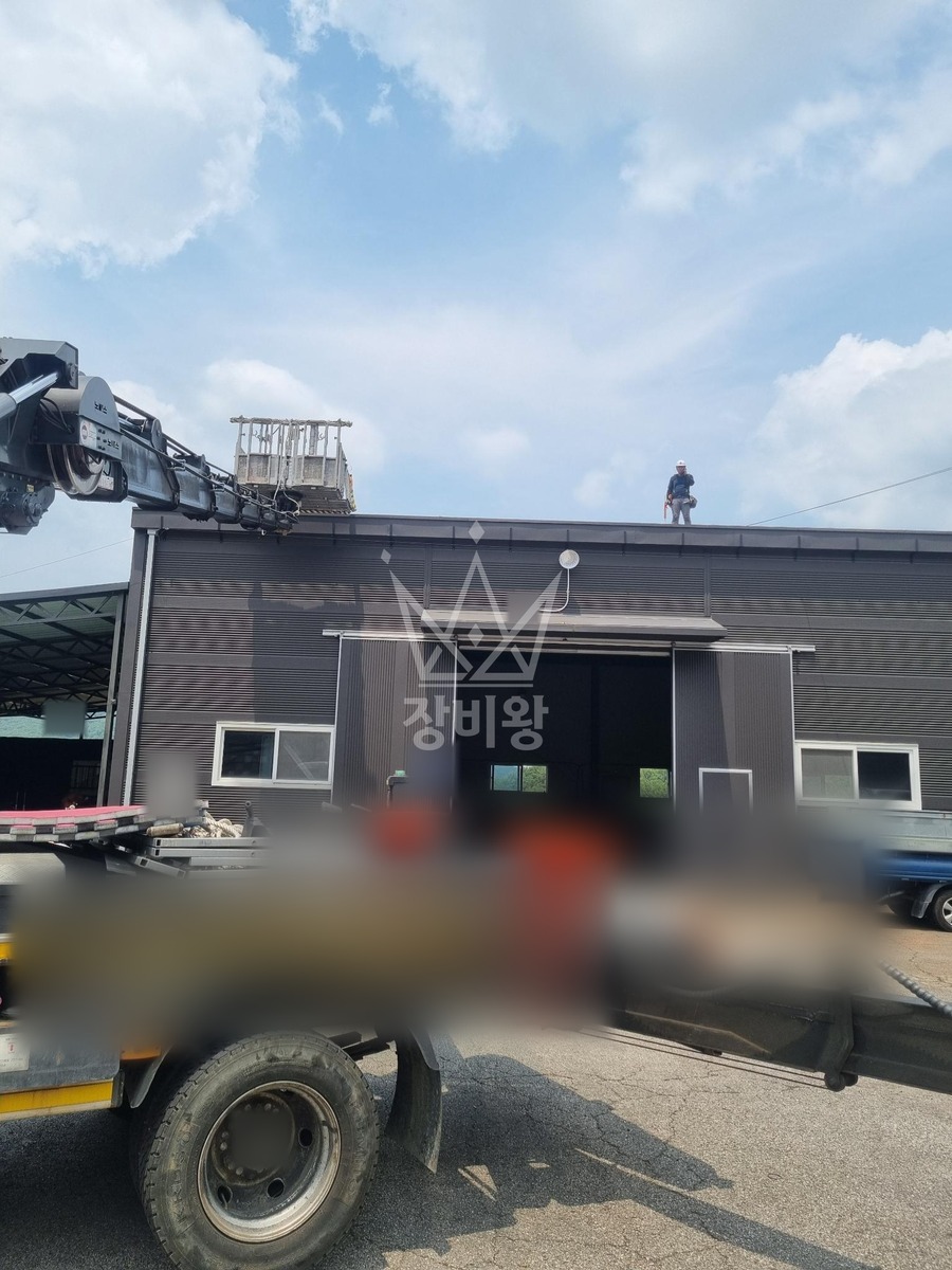 경기 포천시 내촌면 3.5톤 스카이차 cctv 설치 작업완료사진 1