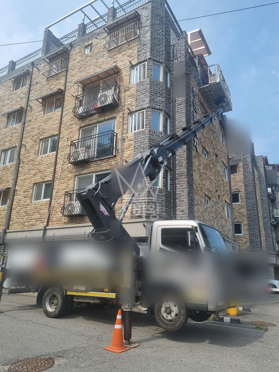 경기 남양주시 진접읍 3.5톤 스카이차 렉산 시공 작업사진 2