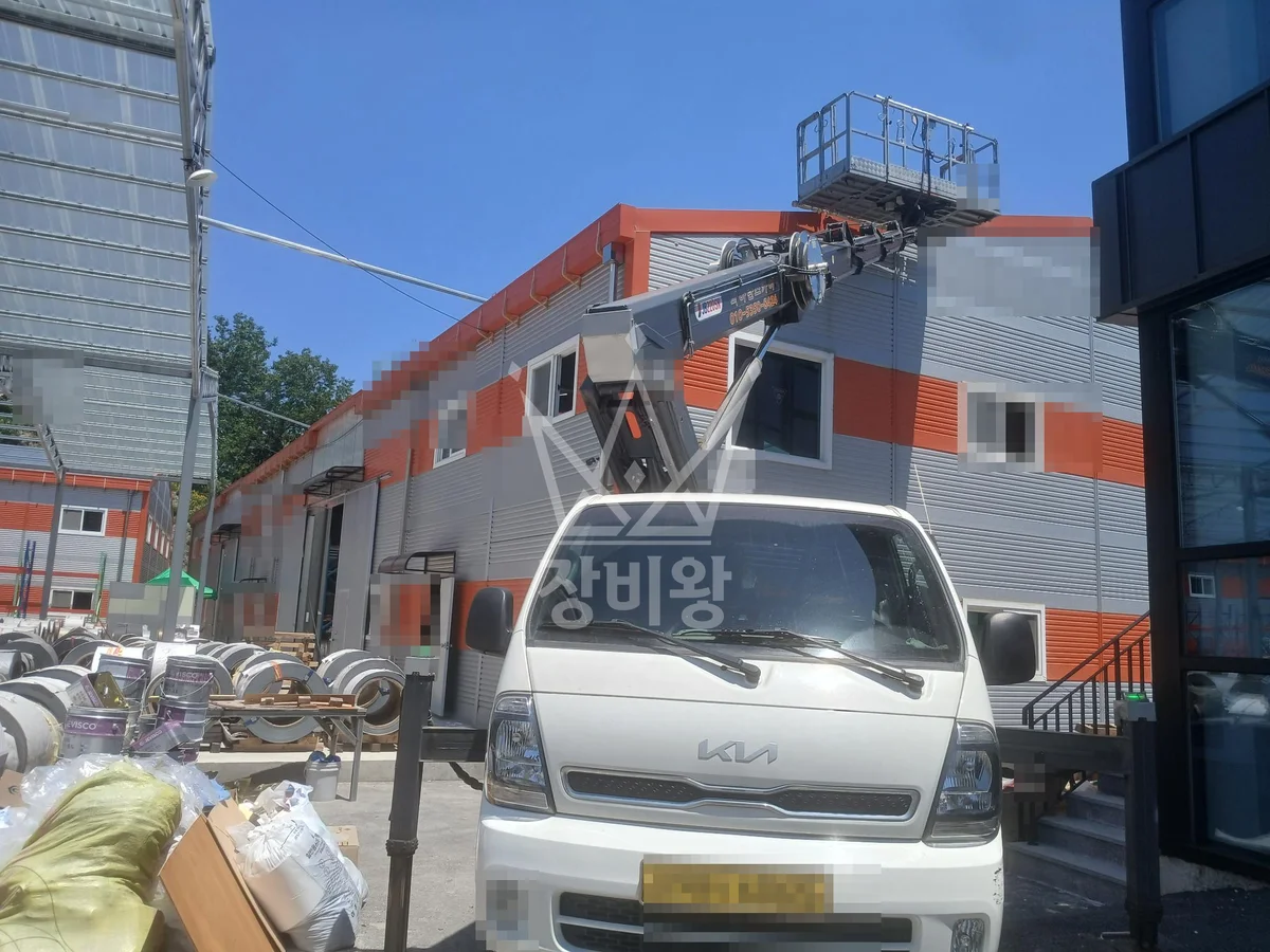 경기 여주시 산북면 1톤 스카이차 cctv 설치 작업사진 2
