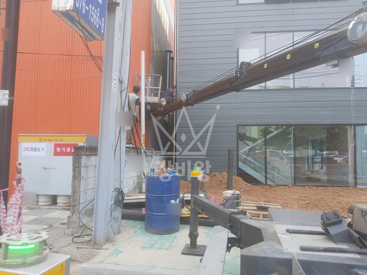 인천 서해구 가좌동 1톤 스카이차 전선 작업 작업사진 1