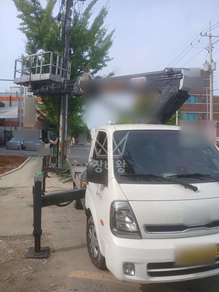 인천 서해구 가좌동 1톤 스카이차 전선 작업 작업완료사진 1