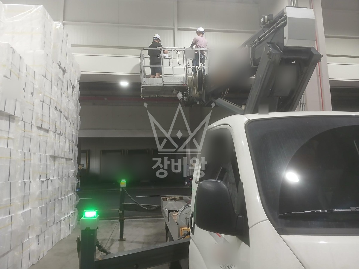 인천 서해구 원창동 1톤 스카이차 실측 작업사진 2