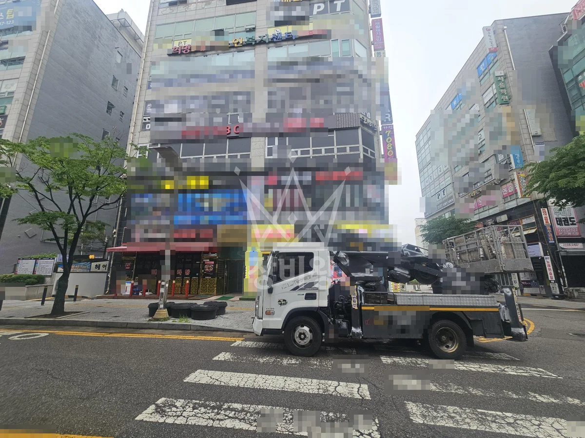 경기 화성시 효행구 3.5톤 스카이차 작업 현장 도착사진
