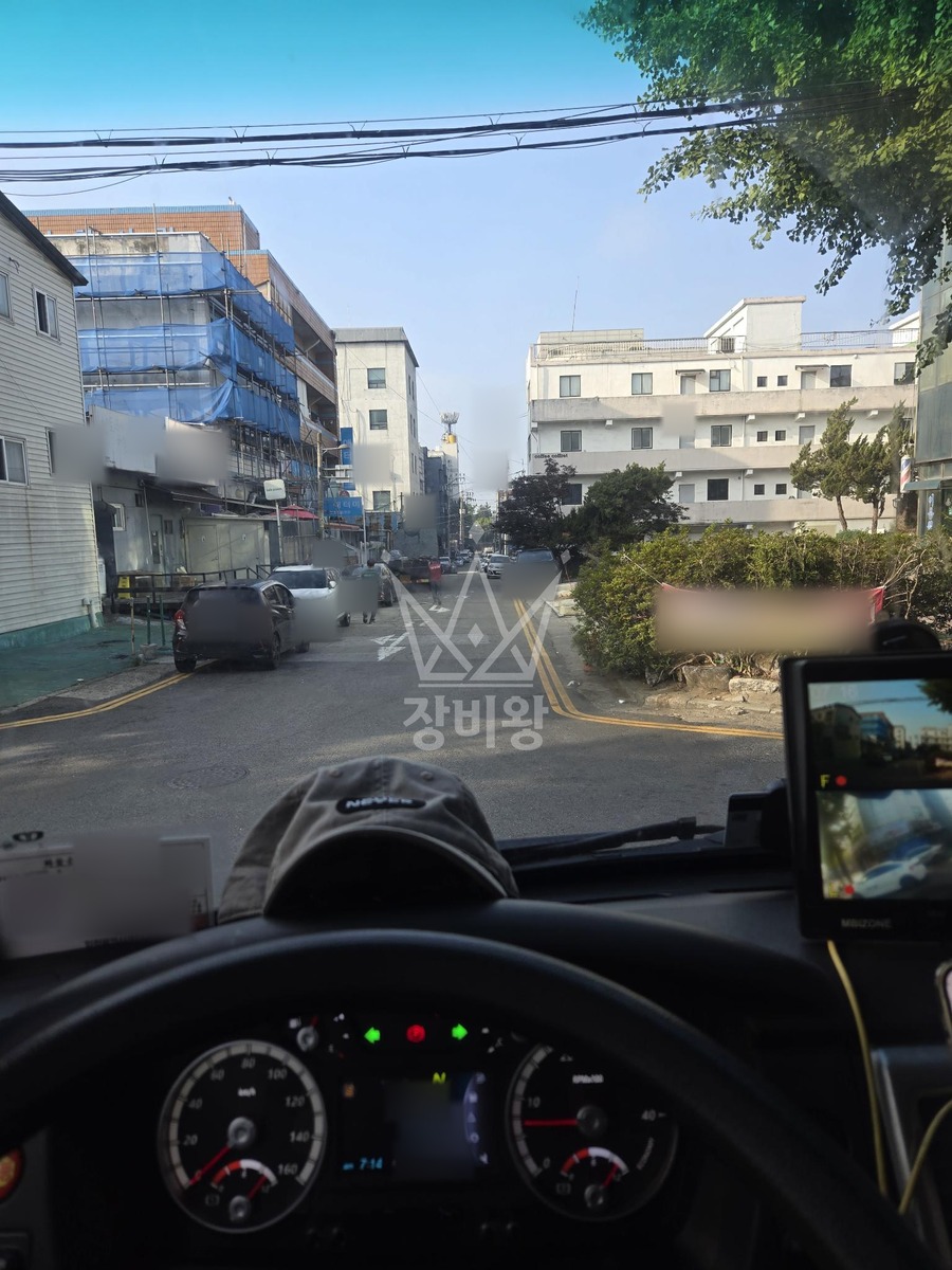 인천 남동구 구월동 3.5톤 스카이차 작업 현장 도착사진
