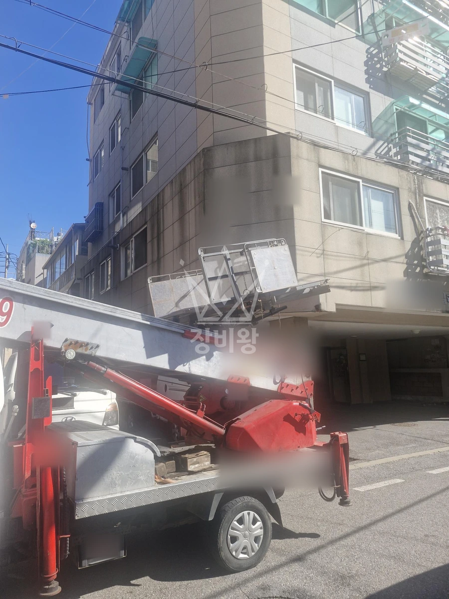인천 부평구 부평동 1톤 사다리차 작업 현장 도착사진
