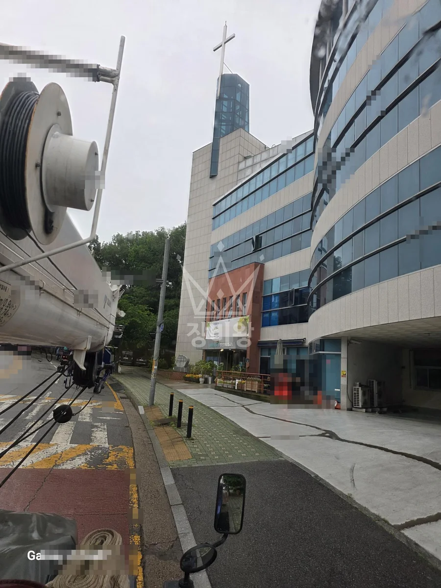 경기 고양시 덕양구 25톤 크레인 작업 현장 도착사진