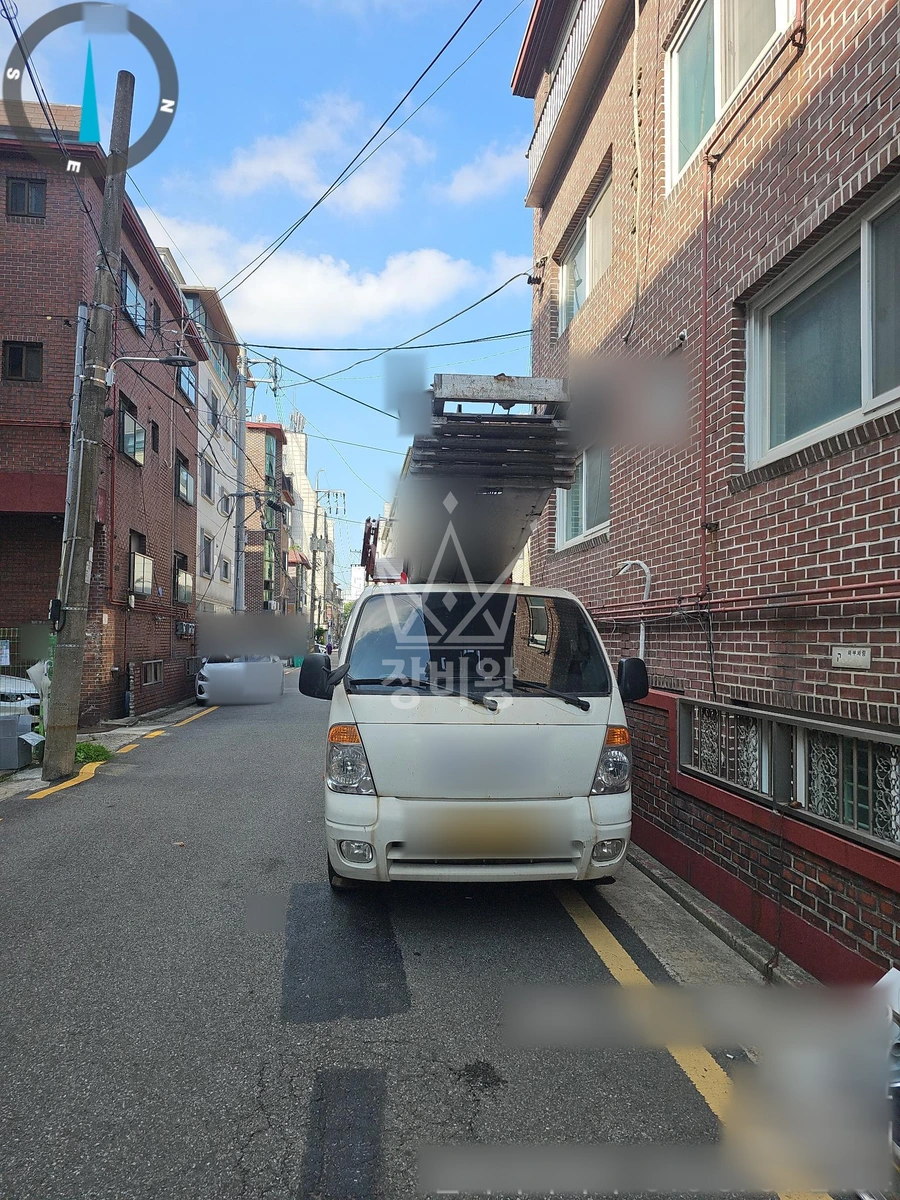 서울 송파구 송파동 1톤 사다리차 폐기물내림/자재양중 작업완료사진 1