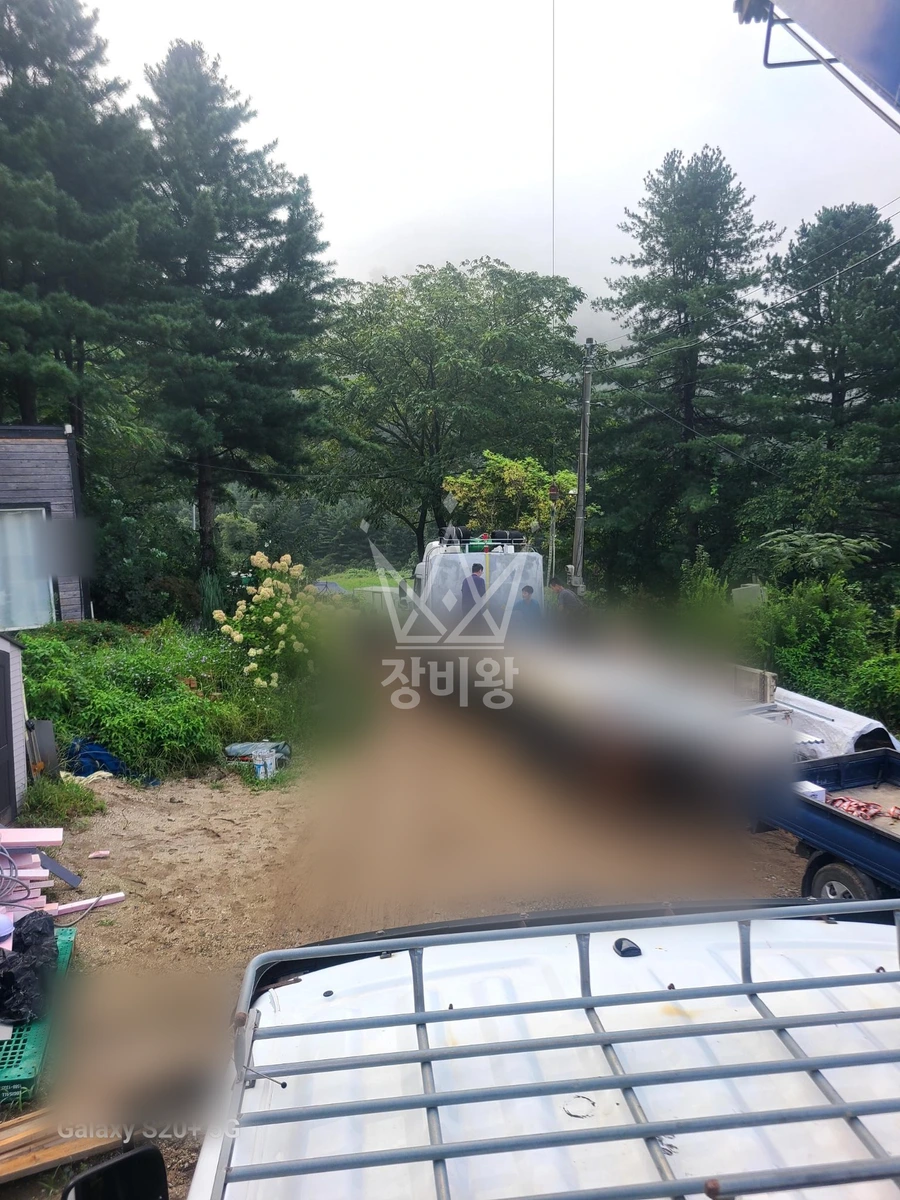 경기 가평군 설악면 5톤 크레인 작업 현장 도착사진
