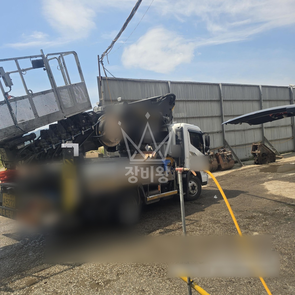 경기 포천시 화현면 3.5톤 스카이차 작업 현장 도착사진