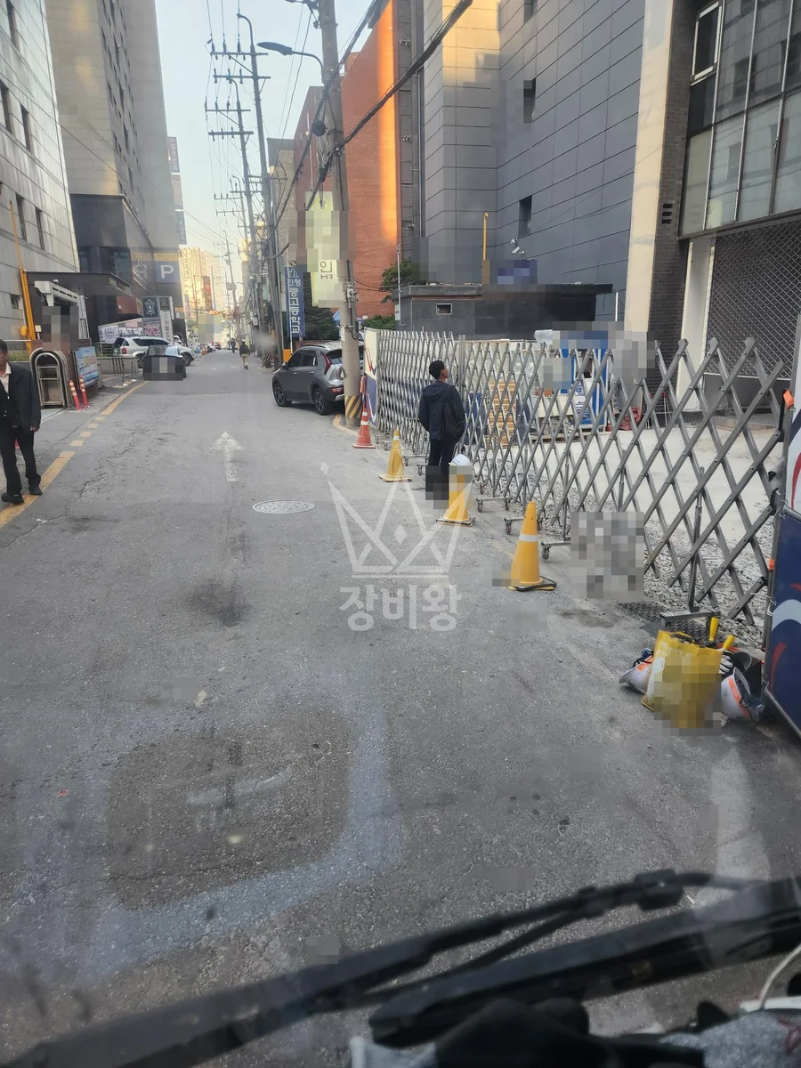 서울 종로구 숭인동 3.5톤 스카이차 작업 현장 도착사진