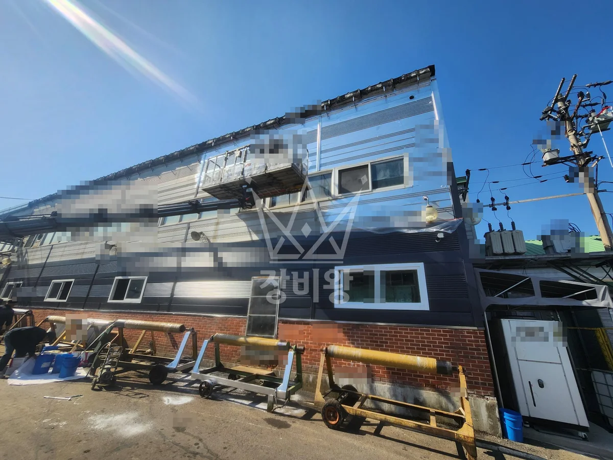 경기 양주시 남면 3.5톤 스카이차 폐인트 작업 작업사진 2