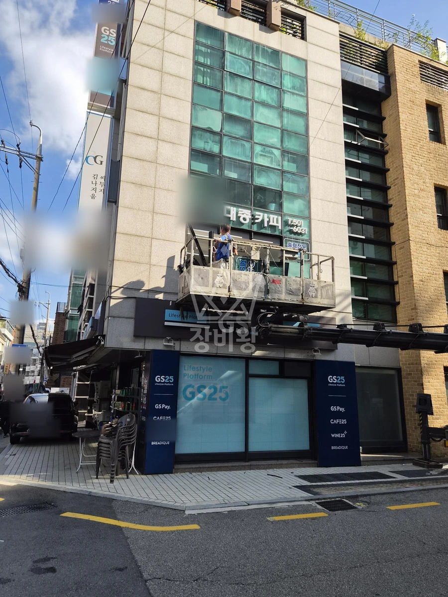 서울 강남구 역삼동 3.5톤 스카이차 샤시철거 작업사진 3