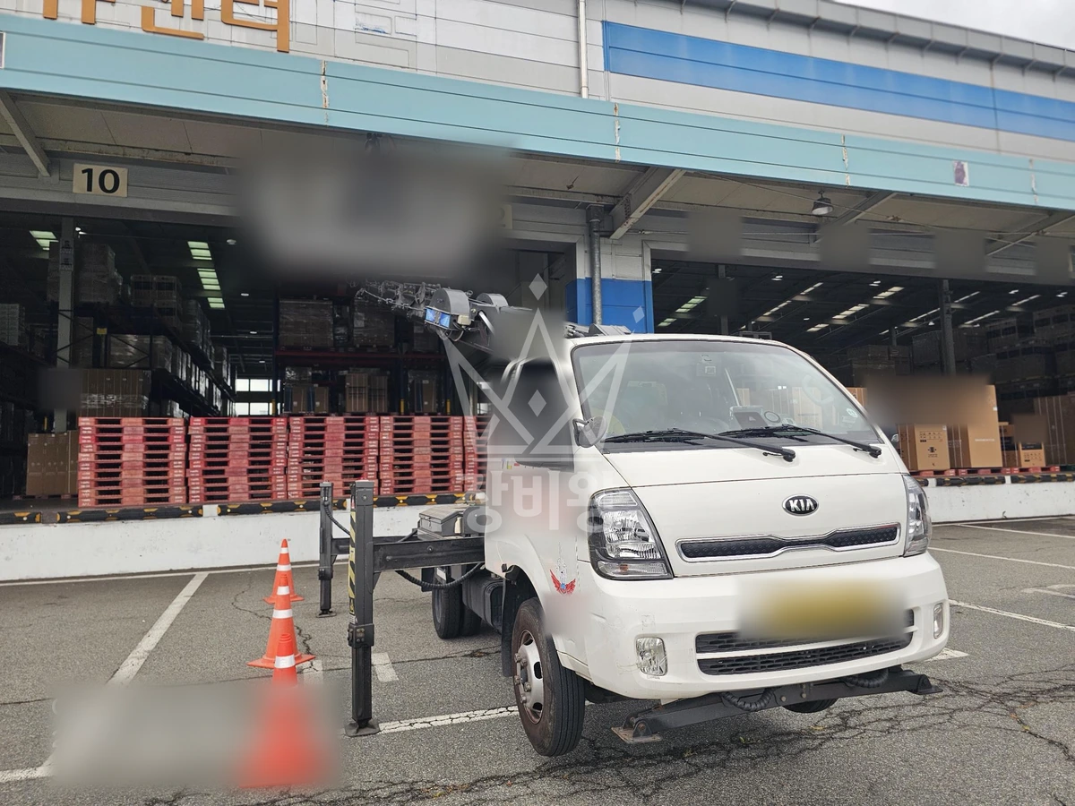 경남 양산시 물금읍 1톤 스카이차 CCTV교체 작업사진 2