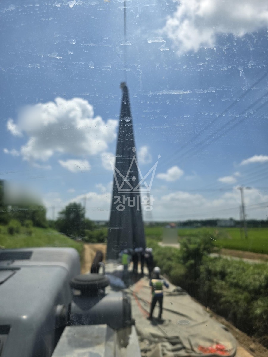 경기 평택시 고덕면 50톤 크레인 임시배관설치 및 해체작업 작업사진 1