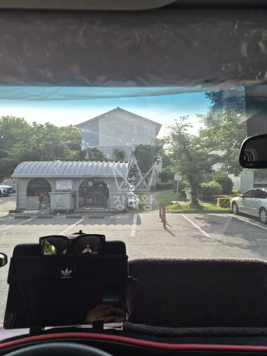 전남 광양시 옥곡면 3.5톤 스카이차 작업 현장 도착사진