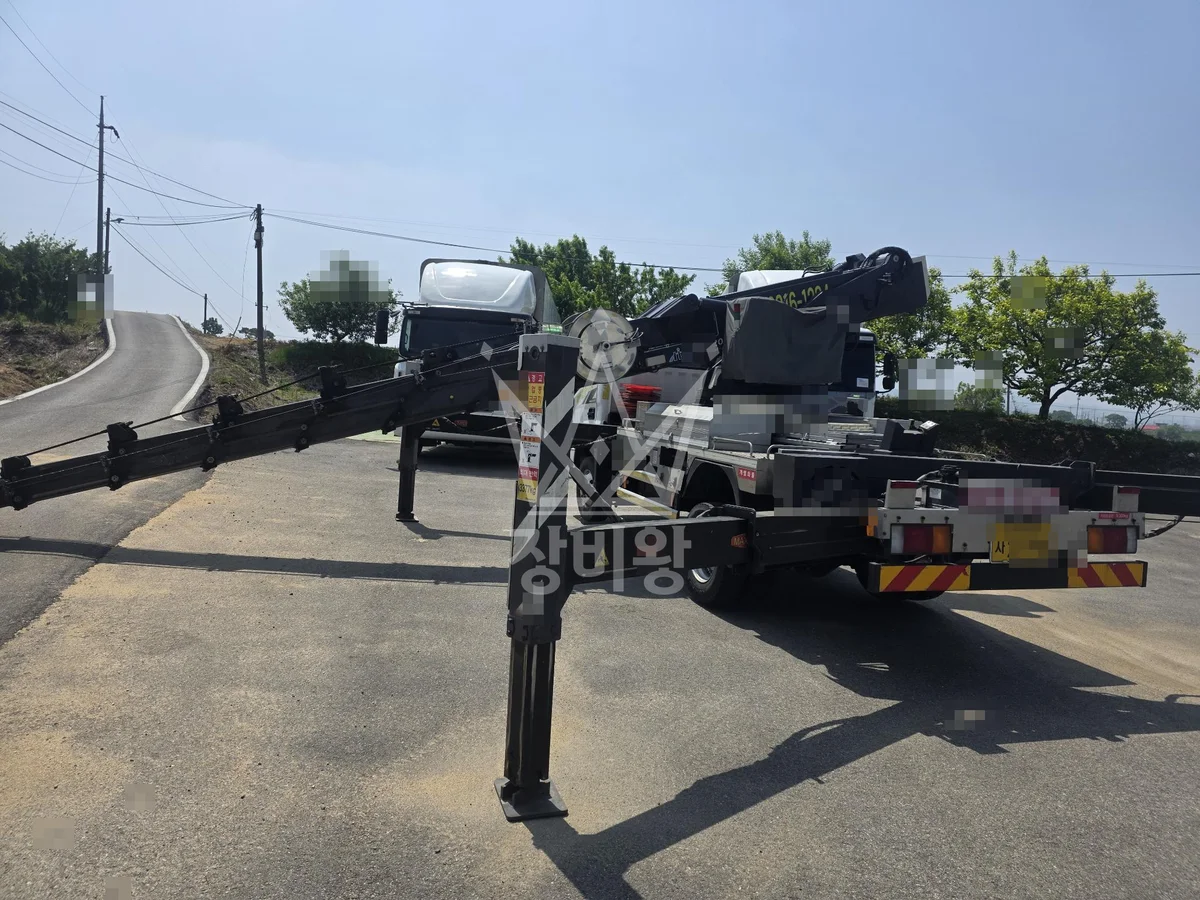 충남 아산시 인주면 3.5톤 스카이차 작업 현장 도착사진