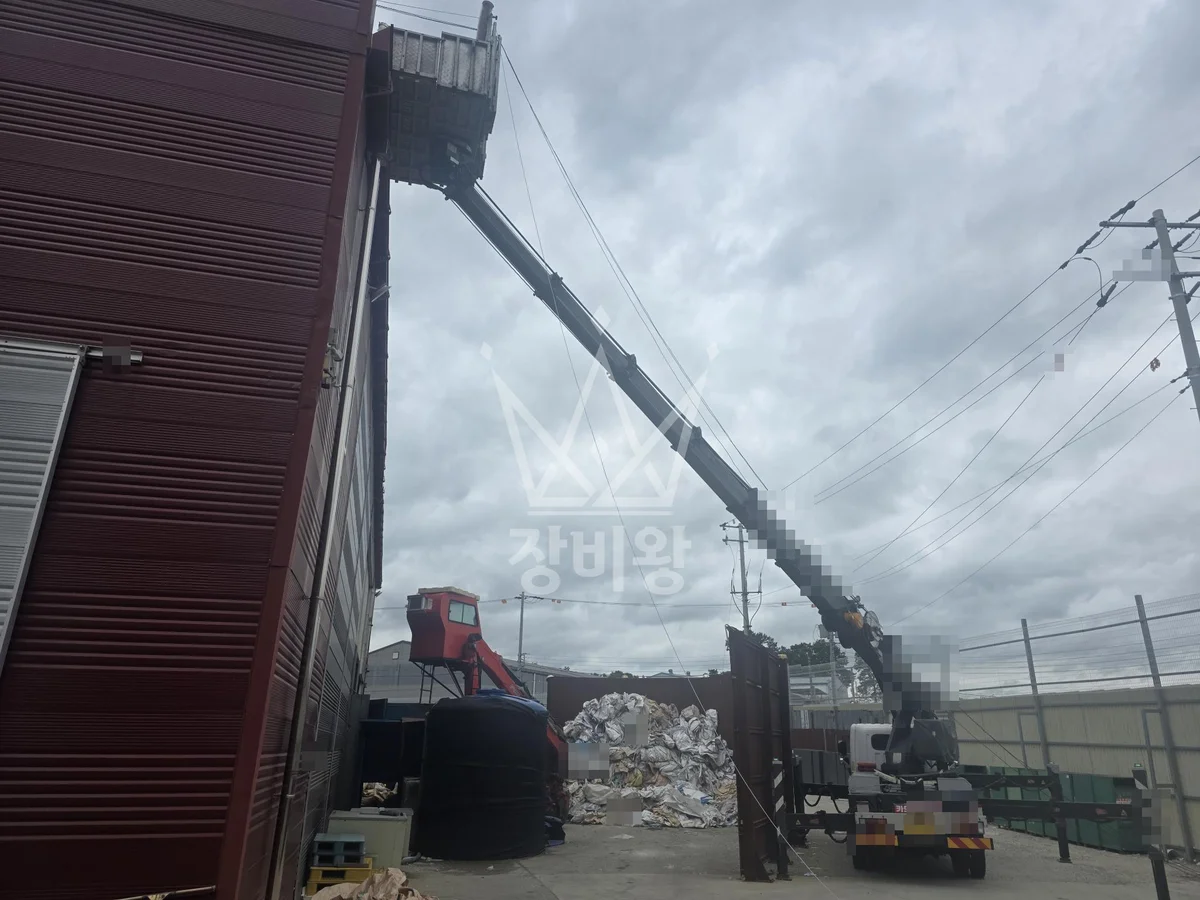 충북 청주시 청원구 3.5톤 스카이차 cctv 설치 작업사진 1