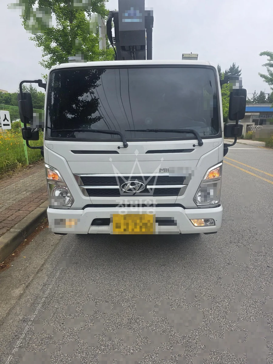 충남 아산시 인주면 3.5톤 스카이차 작업 현장 도착사진