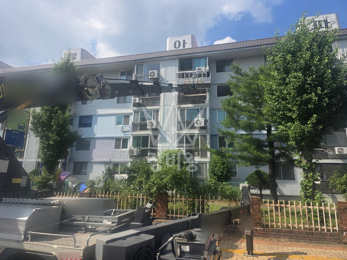 경기 평택시 비전동 3.5톤 스카이차 틀양중 작업사진 2