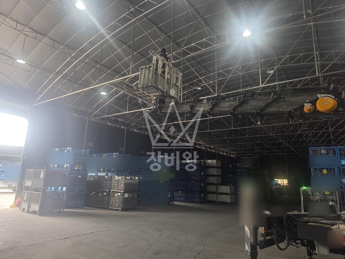 충남 아산시 인주면 3.5톤 스카이차 cctv 설치 작업사진 2