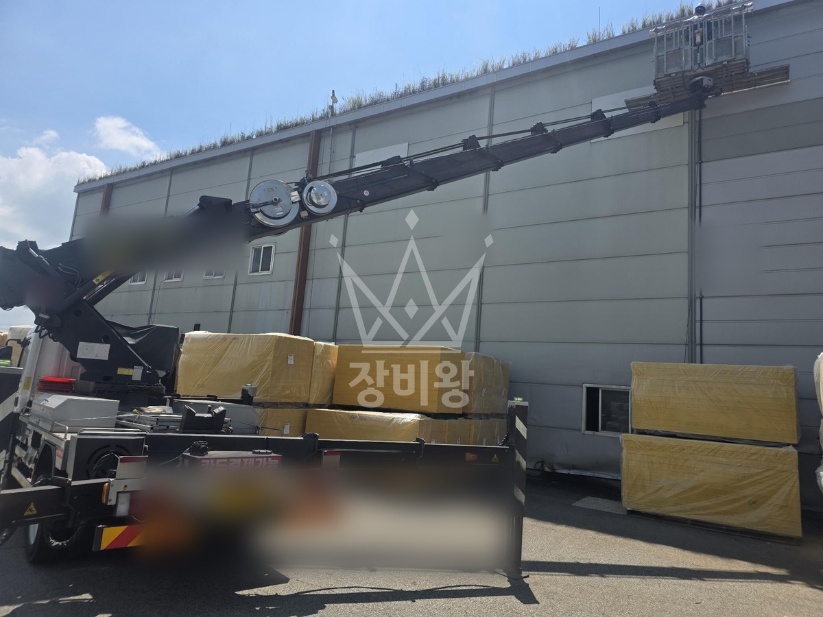 충남 아산시 인주면 3.5톤 스카이차 cctv 설치 작업완료사진 1