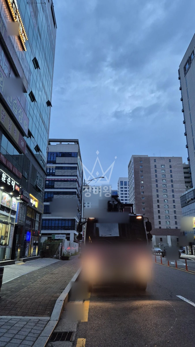 경기 광명시 일직동 5톤 스카이차 작업 현장 도착사진