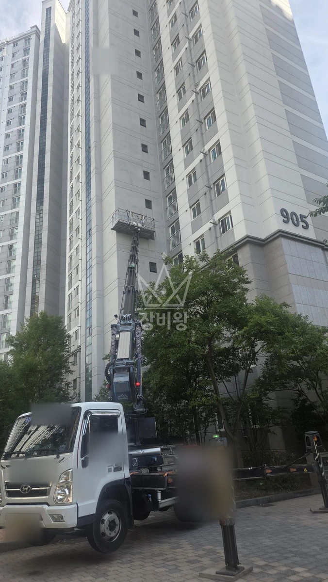 전남광주 순천시 해룡면 3.5톤 스카이차 방수작업 작업사진 1