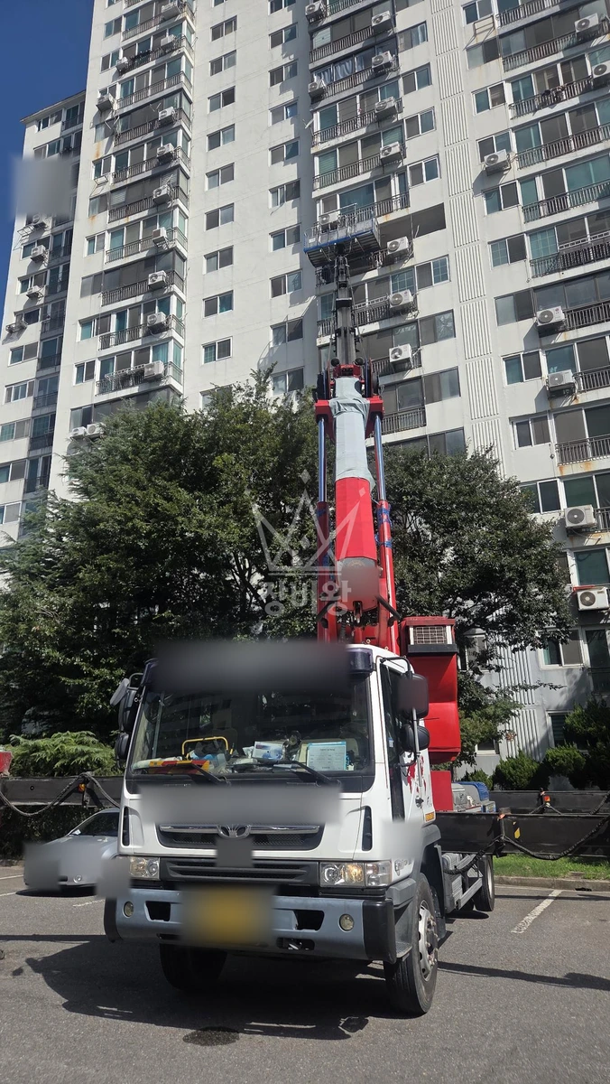 전남광주 광양시 금호동 5톤 스카이차 샤시작업 작업사진 2