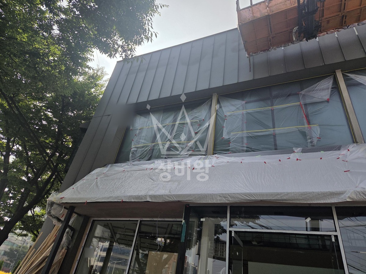 대구 달서구 대곡동 3.5톤 스카이차 페인트도장 작업사진 1