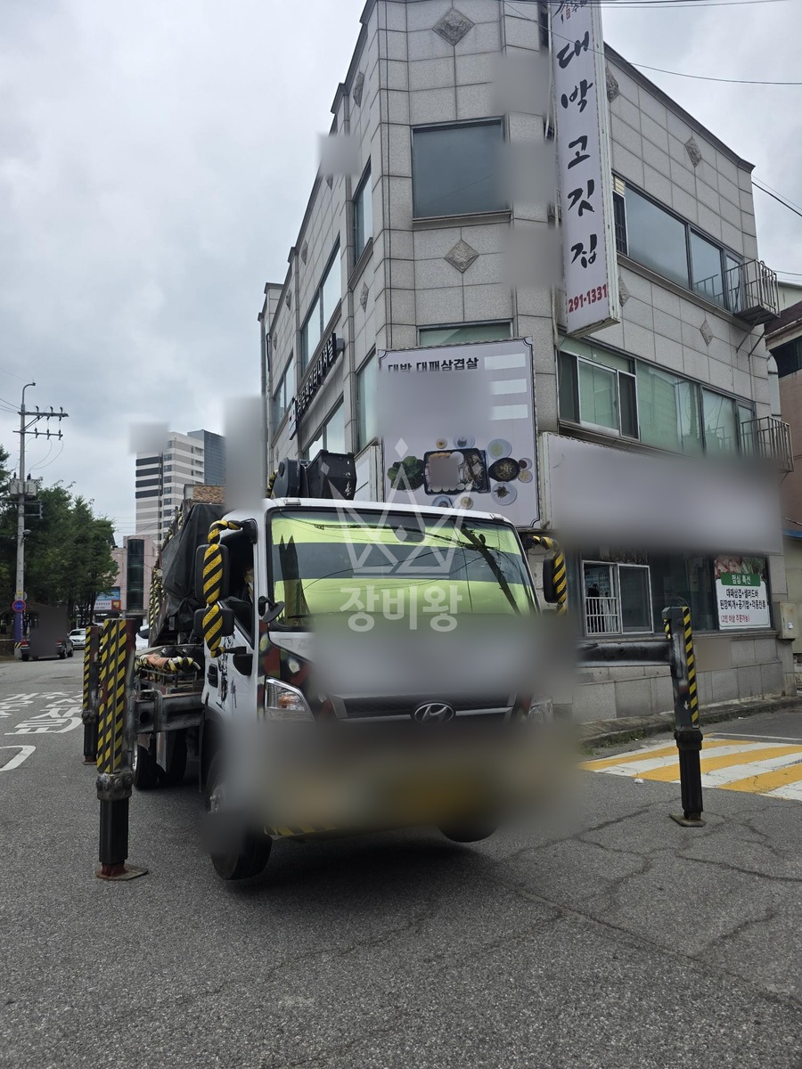 경기 수원시 권선구 3.5톤 스카이차 작업 현장 도착사진