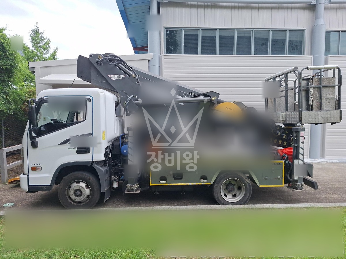 경남 사천시 사남면 3.5톤 스카이차 외부고압세척/ 페인트작업 작업완료사진 1