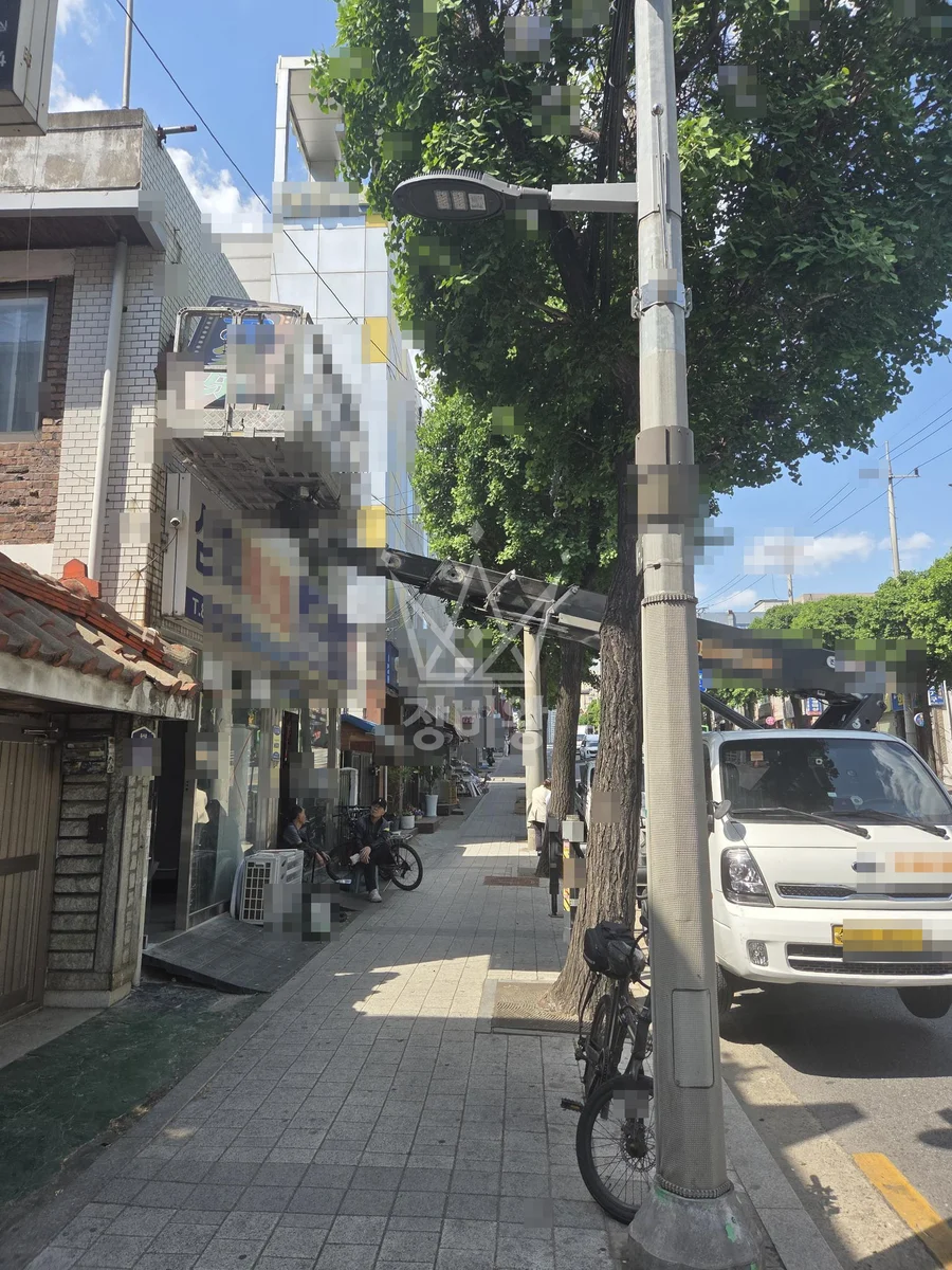 서울 금천구 독산동 1톤 스카이차 간판 작업사진 2