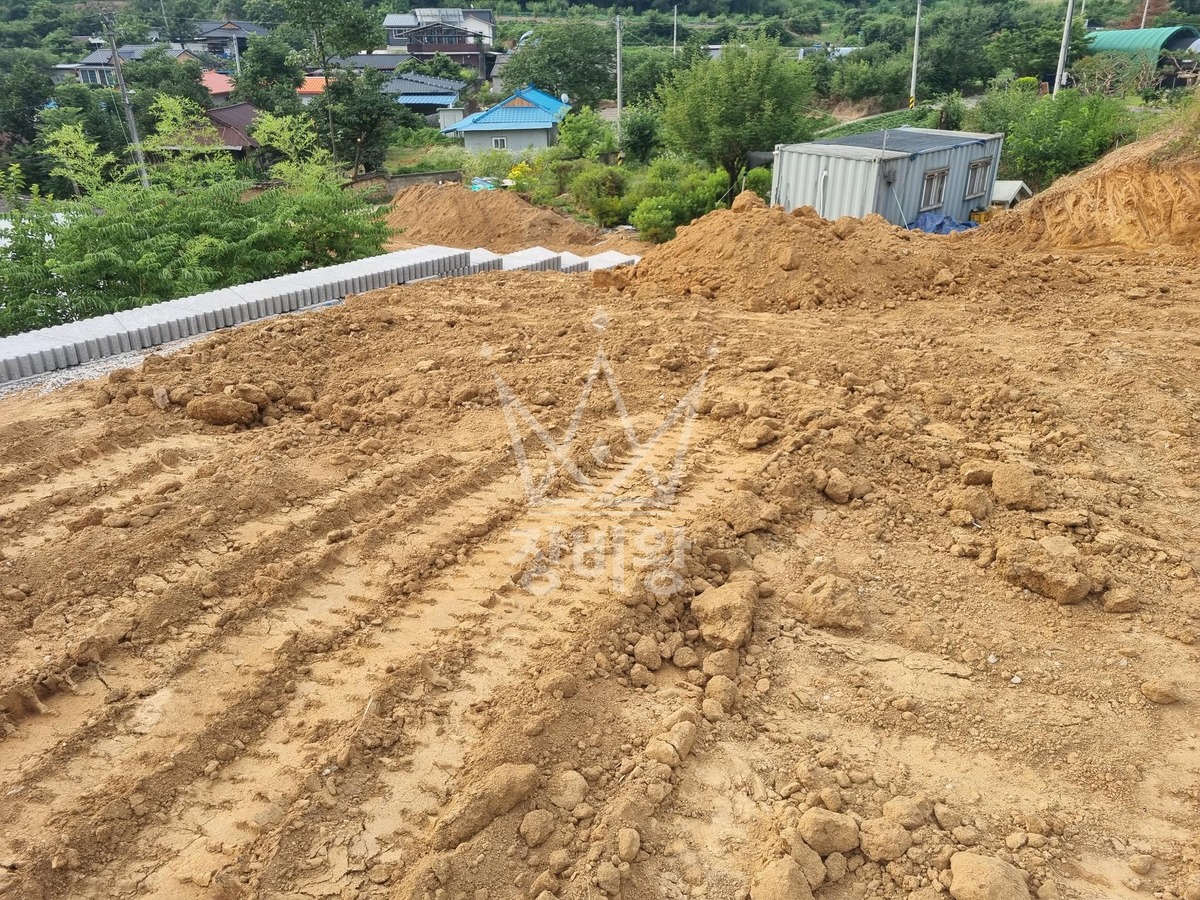 경북 구미시 고아읍 포크레인(굴착기) 작업 현장 도착사진