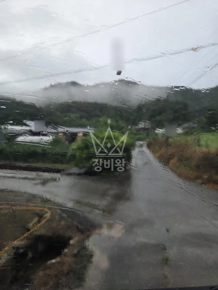 강원 횡성군 서원면 포크레인(굴착기) 작업 현장 도착사진