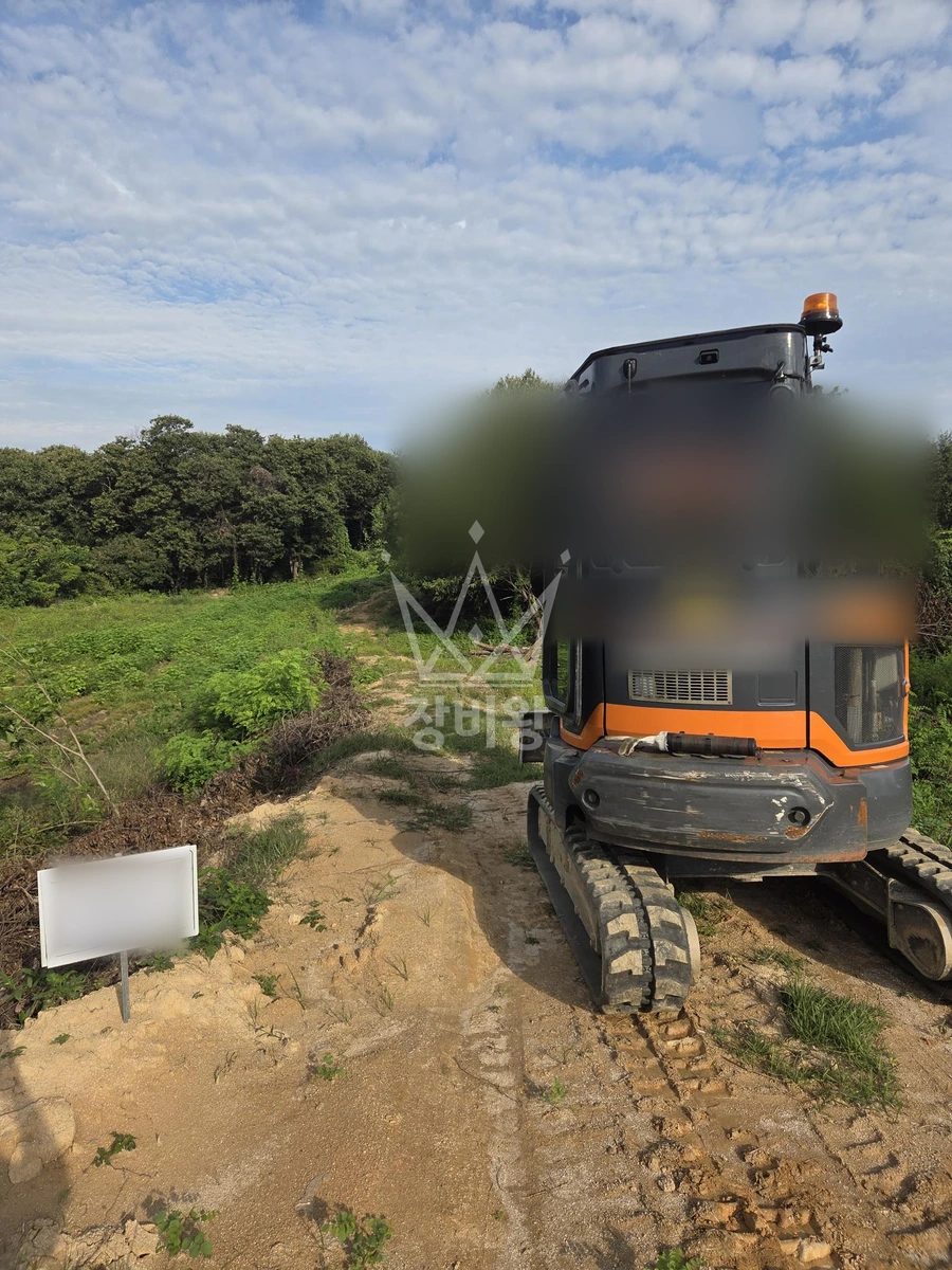 충북 음성군 맹동면 포크레인(굴착기) 작업 현장 도착사진