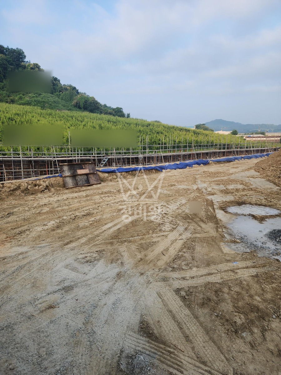충남 아산시 음봉면 25톤 크레인 작업 현장 도착사진