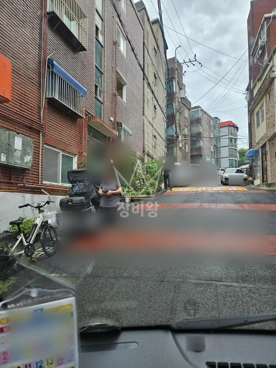 인천 제물포구 신흥동2가 1톤 사다리차 작업 현장 도착사진