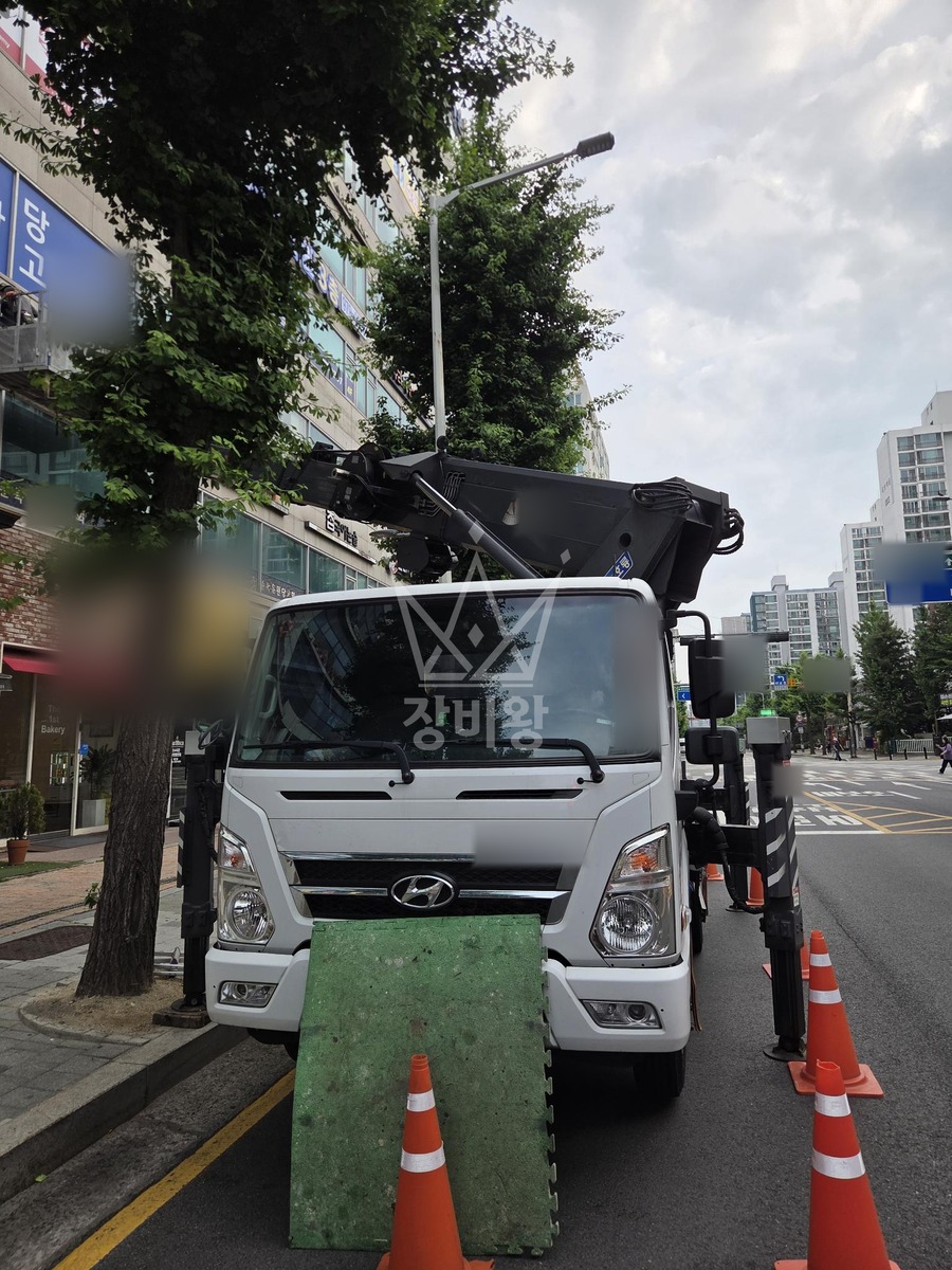 경기 고양시 덕양구 3.5톤 스카이차 작업 현장 도착사진