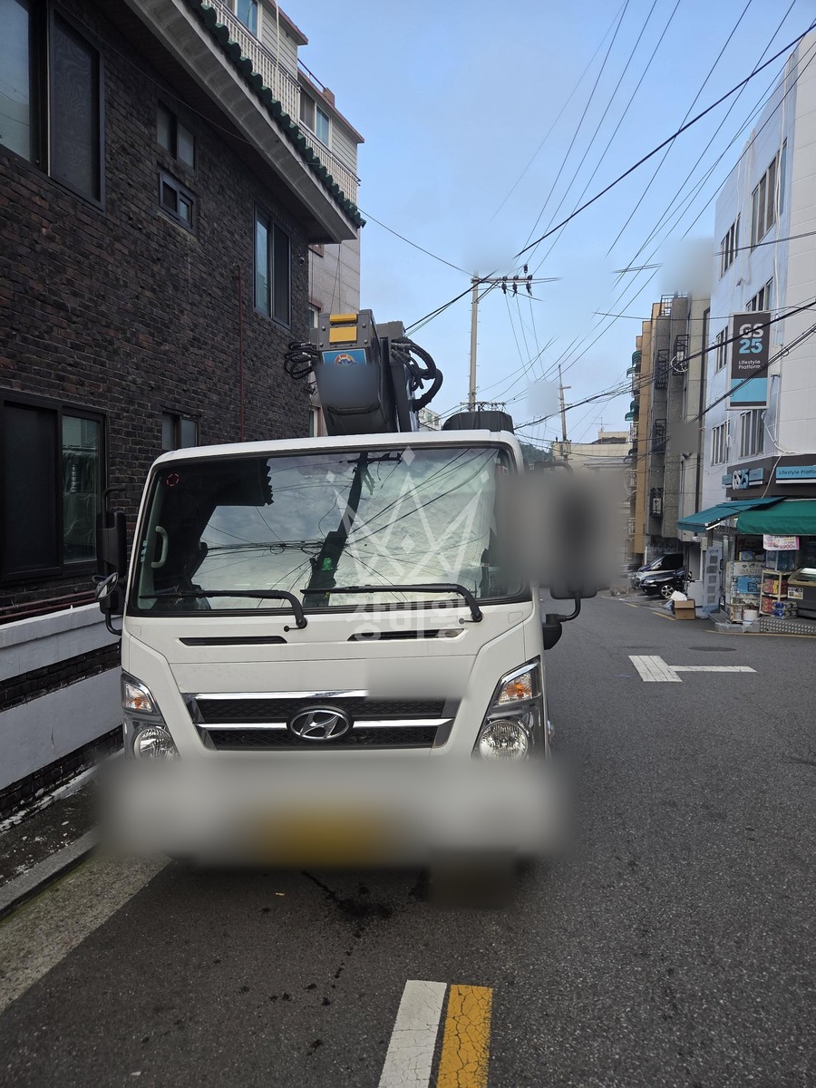 서울 관악구 신림동 3.5톤 스카이차 작업 현장 도착사진