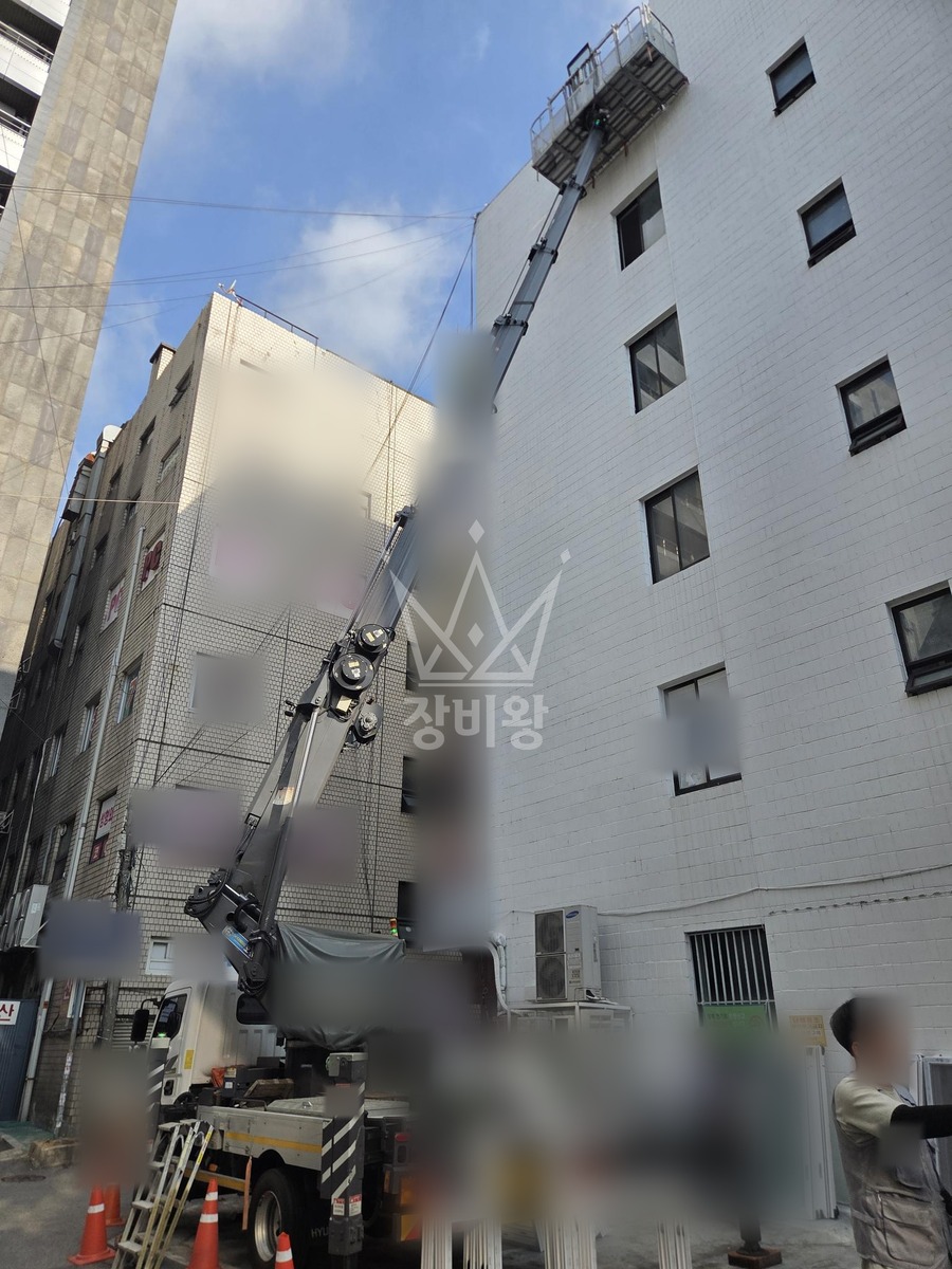 경기 광명시 광명동 3.5톤 스카이차 샤시교체 작업사진 3